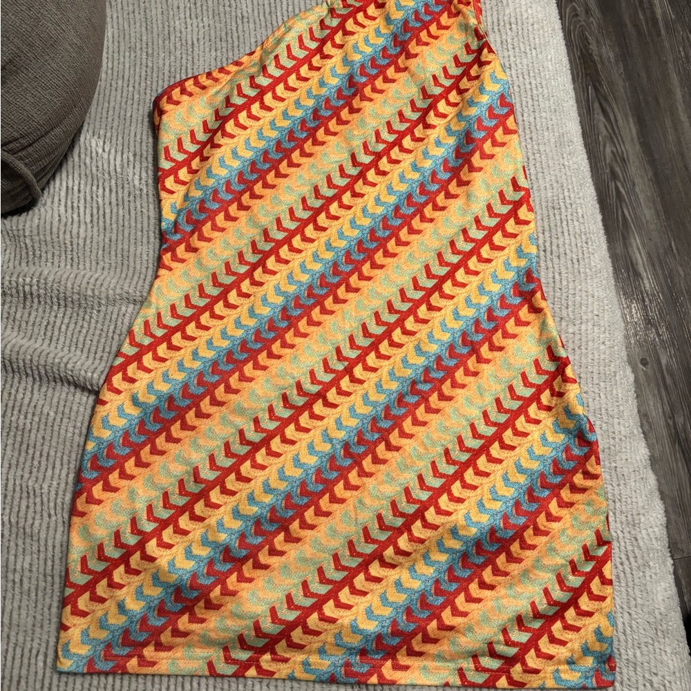 Colorful Patterned Skirt - Picture 2 of 2